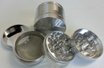 CANNATONIK ANODIZED ALUMINIUM GRINDER 56 MM SILVER