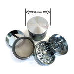 CANNATONIK ANODIZED ALUMINIUM GRINDER 56 MM GREY