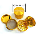 CANNATONIK ANODIZED ALUMINIUM GRINDER 56 MM GOLD