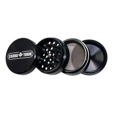 CANNATONIK ANODIZED ALUMINIUM GRINDER 50 MM BLACK