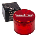 CANNATONIK ANODIZED ALUMINIUM GRINDER 50 MM RED