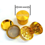 CANNATONIK ANODIZED ALUMINIUM GRINDER 40MM GOLD