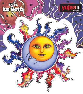 DAN MORRIS SUN-MOON STICKER
