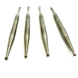STAINLESS STEEL DABBER STICK WITH SHARP POINT AND SCOOPER