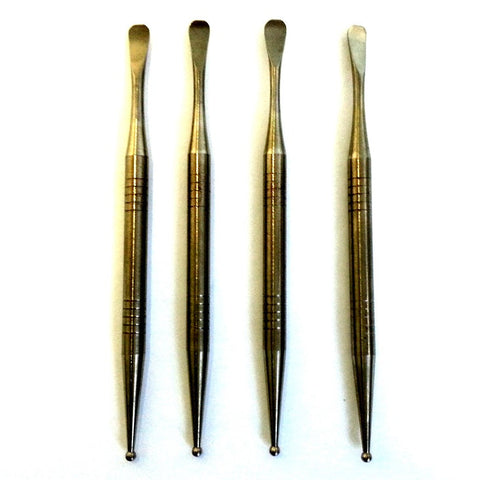STAINLESS STEEL DABBER STICK WITH SHARP POINT AND SCOOPER