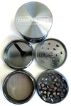 CANNATONIK  ANODIZED ALUMINIUM GRINDER 63 MM GREY