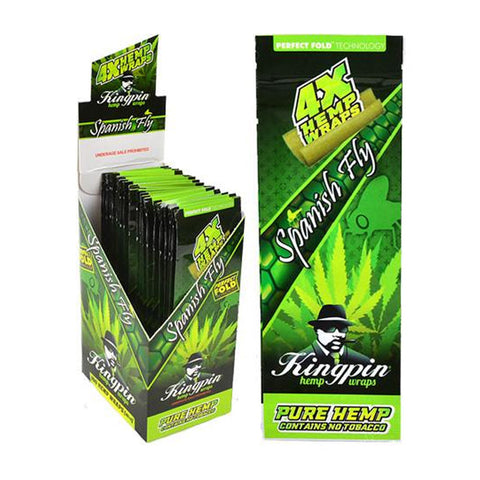 Kingpin Hemp Wraps Spanish Fly/Fly