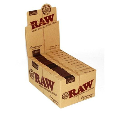 RAW Classic Connoisseur 1.25 With Tips