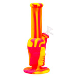 CANNATONIK Silicone STRIPED PINK SKULL BONG