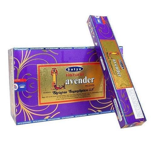 SATYA NATURAL LAVENDER INCENSE 15