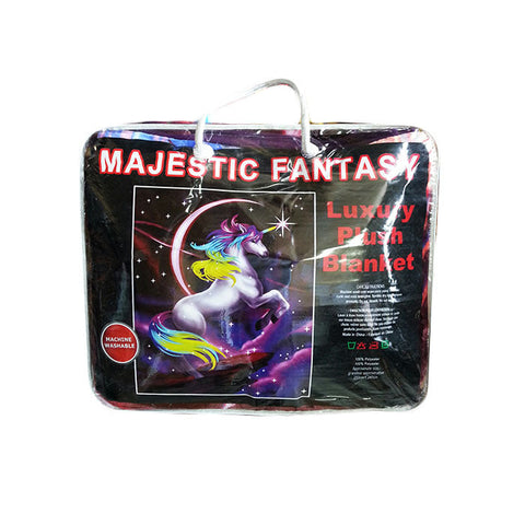 Majestic Fantasy Queen Size Plush Blanket