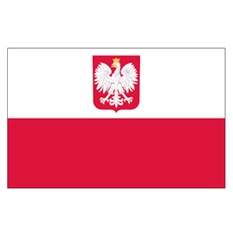 POLAND  WITH EAGLE FLAG