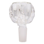 Clear GLASS BOWL HOLD IN PAW 14 MM