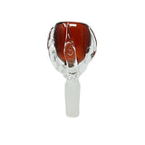 Clear GLASS BOWL HOLD IN PAW 14 MM