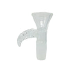 CLEAR GLASS BOWL WITH TWIST HANDLE 14MM