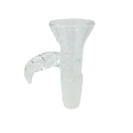 CLEAR GLASS BOWL WITH TWIST HANDLE 14MM