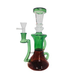 CANNATONIK STRAIGHT GREEN RECYCLER BONG