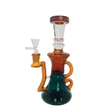 CANNATONIK STRAIGHT AMBER RECYCLER BONG