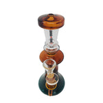 CANNATONIK STRAIGHT AMBER RECYCLER BONG