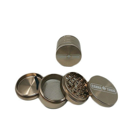 CANNATONIK ANODIZED ALUMINIUM GRINDER 40 MM COFFEE
