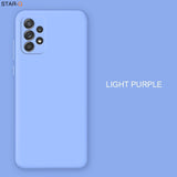New Upgrade Camera Protector Liquid Silicone Phone Case For Samsung Galaxy A52 A72 A32 4G 5G A53 Original Back Cover Cases
