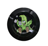 New 1pcs Metal Cigarette Ashtray Home Creative Personality Bar Cigar Ashtray Portable Men's Gadgets Smoking Accessories