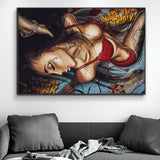 Modern Sexy Women Oil Paintings Figure Painting Wall Art Posters and Prints on Canvas Decorative Picture for Living Room Decor