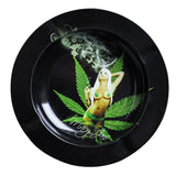 New 1pcs Metal Cigarette Ashtray Home Creative Personality Bar Cigar Ashtray Portable Men's Gadgets Smoking Accessories