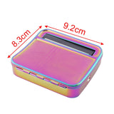 Rainbow Rolling Machine Tobacco Roller Cigarette Case 70mm Manual Roller Cig Rolling Tool