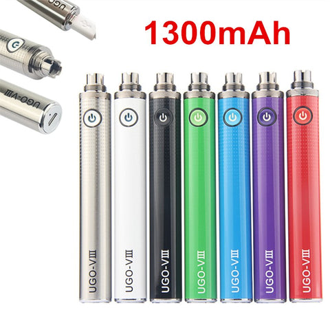 1300mah 510 Thread Vape Mod Pen Rechargeable Battery UGO V3 Vaporizer Da'Bong Smoke Accessories 1300mah 510 Thread Vape Mod Pen Rechargeable Battery UGO V3 Vaporizer Da'Bong Smoke Accessories