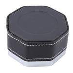 Portable Stainless Steel Windproof Ashtray Rotating Black Sticky Skin Model Rotating Ordinary Cigarette Ashtray Push Smoking Set