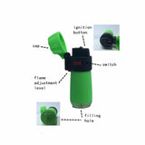 Mini Cigar Lighter Jet Torch Lighter Windproof Refillable Blue Flame Butane Gas Lighter