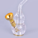 Mini Hookah Tobacco Smoking Pipes Gift Creative Metal Cigarette Holder Acrylic Water Pipe