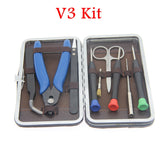 Electronic Cigarette Vape DIY Tool Bag VAPE Cotton Tweezers Pliers Wire Heaters Kit Coil Jig Winding For E-Cigarette Accessories