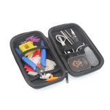 Electronic Cigarette Vape DIY Tool Bag VAPE Cotton Tweezers Pliers Wire Heaters Kit Coil Jig Winding For E-Cigarette Accessories
