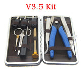 Electronic Cigarette Vape DIY Tool Bag VAPE Cotton Tweezers Pliers Wire Heaters Kit Coil Jig Winding For E-Cigarette Accessories