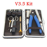 Electronic Cigarette Vape DIY Tool Bag VAPE Cotton Tweezers Pliers Wire Heaters Kit Coil Jig Winding For E-Cigarette Accessories