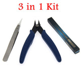 Electronic Cigarette Vape DIY Tool Bag VAPE Cotton Tweezers Pliers Wire Heaters Kit Coil Jig Winding For E-Cigarette Accessories