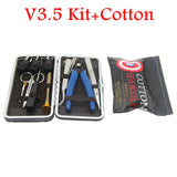 Electronic Cigarette Vape DIY Tool Bag VAPE Cotton Tweezers Pliers Wire Heaters Kit Coil Jig Winding For E-Cigarette Accessories