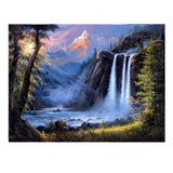 Landscape waterfall 5D diamond painting new product rhinestone embroidery diamond mosaic complete design cross stitch home decor