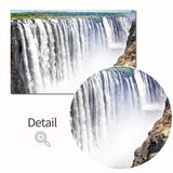 HD Canvas Print Realistic Waterfall Landscape Painting Wall Art Picture Posters and Print Living Room Decoration Canvas Painting