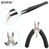 Vape DIY Tool Kit Bag With Cigarette Organic Cotton Wire Coil Jig Winding Ceramic Tweezers Pliers for RDA E-Cigarette Accessorie