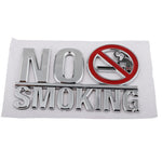 Sticky Acrylic No Smoking Warning Sign Bar Pub Decor Wall Sticker Plaque