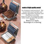 Rainbow Rolling Machine Tobacco Roller Cigarette Case 70mm Manual Roller Cig Rolling Tool