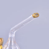 Mini Hookah Tobacco Smoking Pipes Gift Creative Metal Cigarette Holder Acrylic Water Pipe