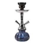 Black Arab Shisha Hookah Set Complete Sheesha Narguile Bowl Charcoal Tray Double Tube Water Pipe Smoking Accessories