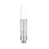 Ceramic Atomizer Tank 0.5ML 1.0ML Vape Tip 1.2ohm Oil Cartridges Coil Vaporizer Pen Cartridges for 510 Thread Battery