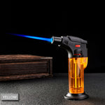 Butane Torch Lighter Refillable Adjustable Flame Lighter Kitchen Cooking Torch BBQ Ignition Picnic Tool Windproof Lighter