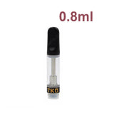 Ceramic Atomizer Tank 0.5ML 1.0ML Vape Tip 1.2ohm Oil Cartridges Coil Vaporizer Pen Cartridges for 510 Thread Battery