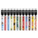 Cookies Backwoods Preheating Adjust Battery 1100mah Bottom Dial Variable Voltage Batteries Vape Pen for Wax Thick Oil Cartridge